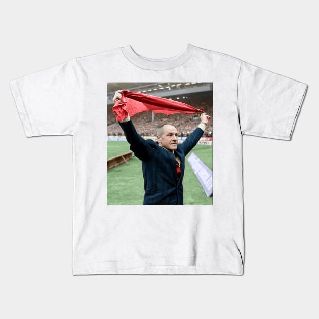 Bill Shankly in colour Kids T-Shirt by AndythephotoDr